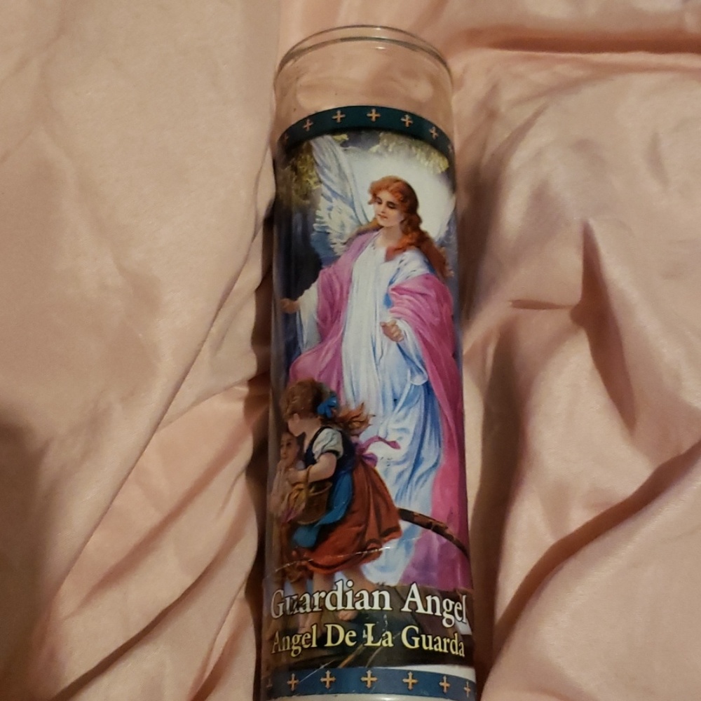 NEW Guardian Angel Candle - 8.2 INCH TALL